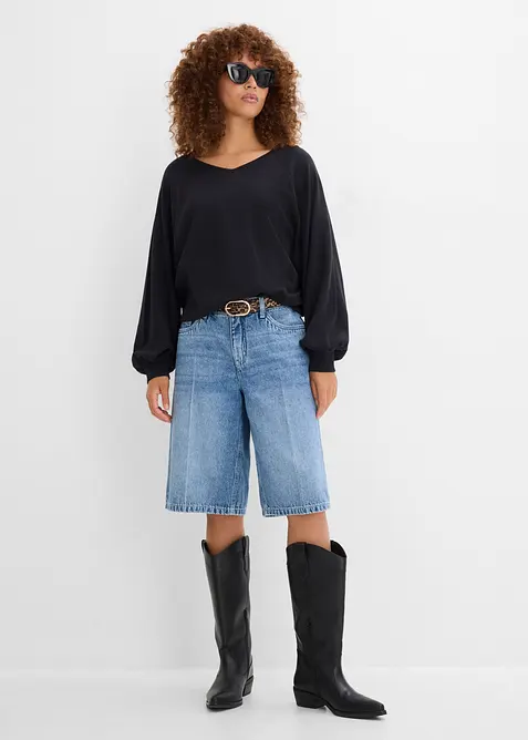 Oversize-Shirt aus reiner Baumwolle, bonprix