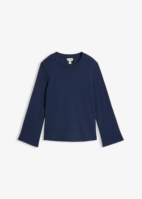 T-shirt manches longues 100% coton, bonprix