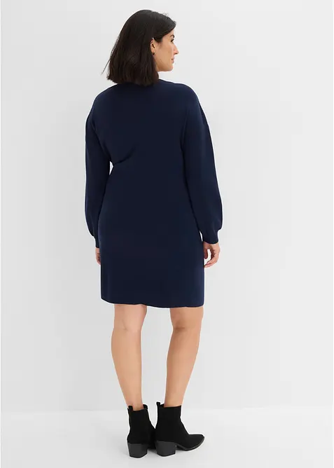 Robe en maille de viscose m&eacute;lang&eacute;e, bonprix