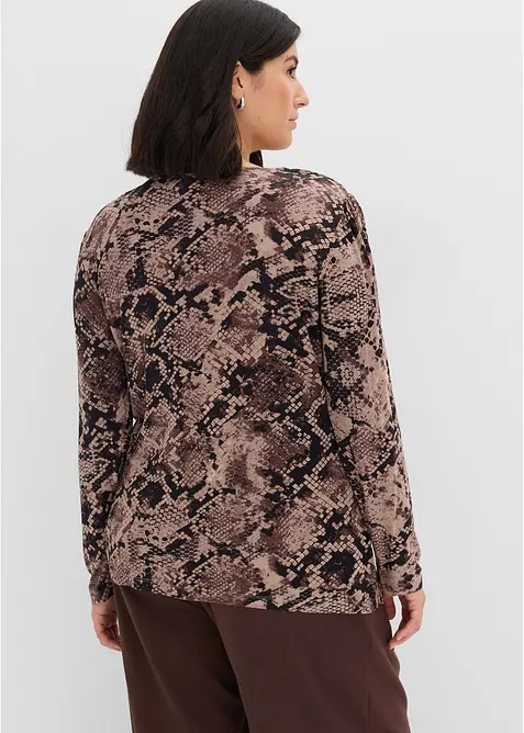 Langarmshirt mit Accessoire, bonprix