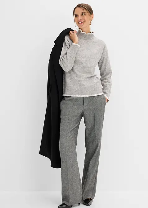 Pullover mit Stehkragen, bonprix