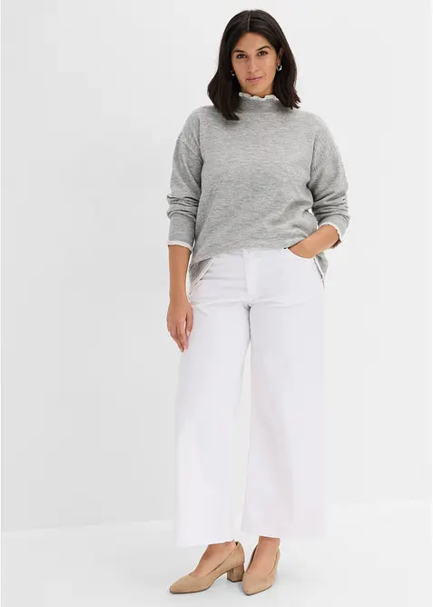 Pull &agrave; col montant, bonprix