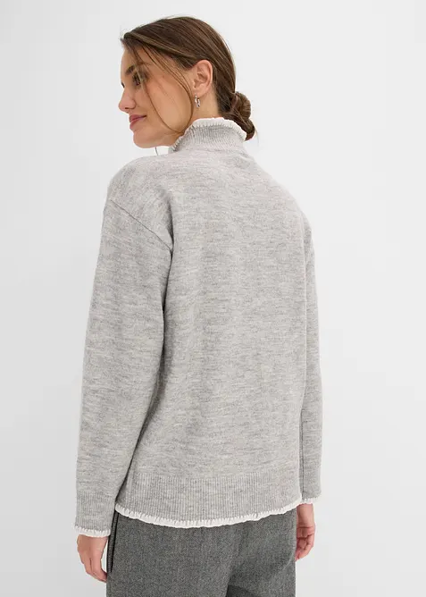 Pullover mit Stehkragen, bonprix