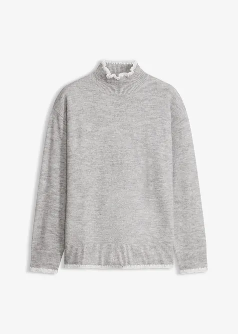 Pullover mit Stehkragen, bonprix