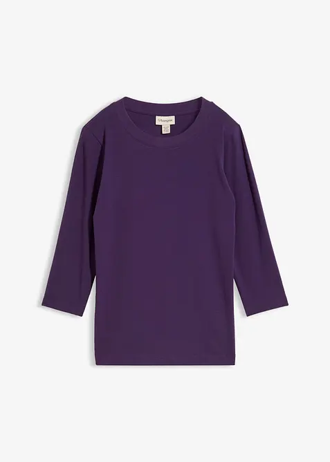 3/4-Armshirt mit reiner Bio-Baumwolle, bonprix