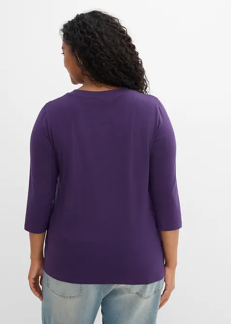 3/4-Armshirt mit reiner Bio-Baumwolle, bonprix