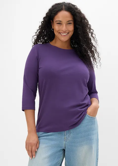 3/4-Armshirt mit reiner Bio-Baumwolle, bonprix