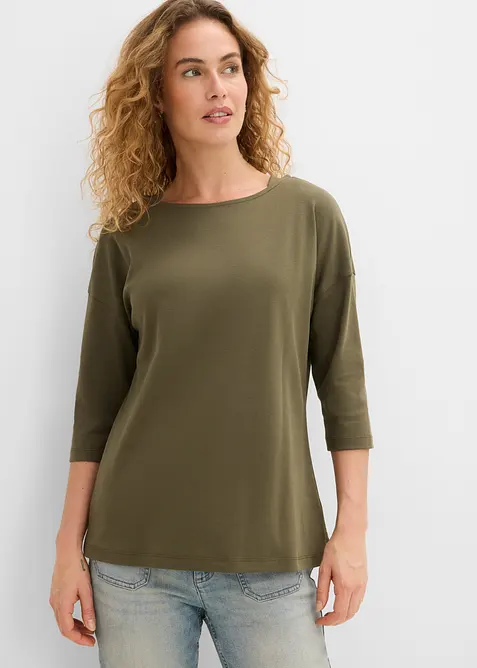 Shirt aus schwerer Baumwolle, bonprix