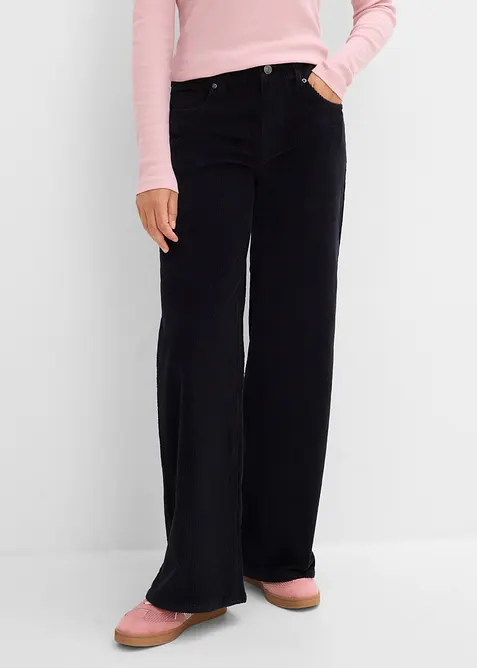 Cordhose aus elastischem Baumwoll-Mix, bonprix