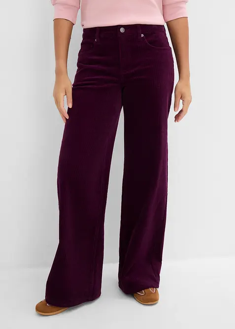 Cordhose aus elastischem Baumwoll-Mix, bonprix