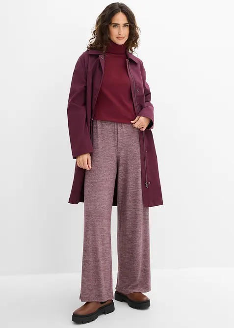 Palazzo-Hose in Strickoptik, bonprix