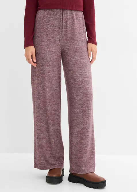 Palazzo-Hose in Strickoptik, bonprix