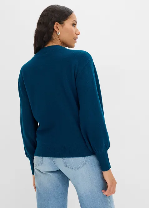 Pullover mit Schleifen-Applikation, bonprix