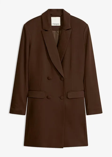 Blazer long en Punto di Roma, bonprix