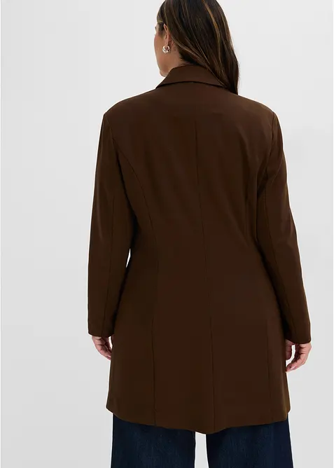 Blazer long en Punto di Roma, bonprix