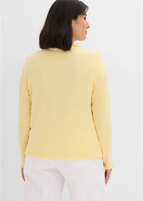 Figurbetontes Rippshirt, bonprix