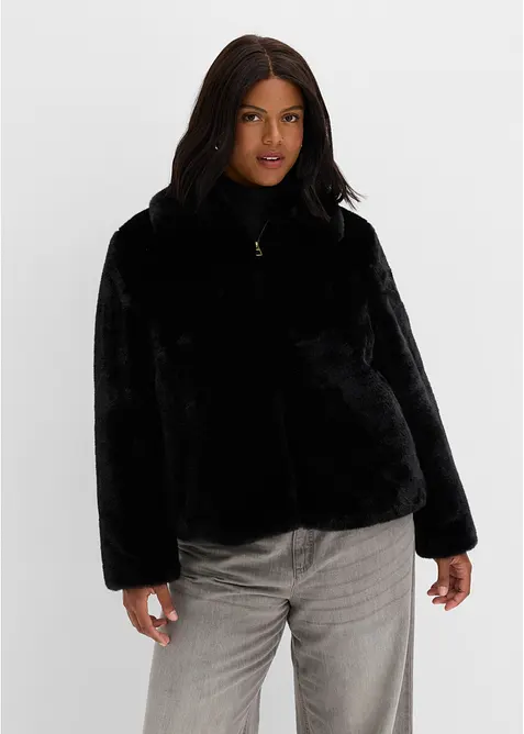 Fellimitat-Jacke, bonprix