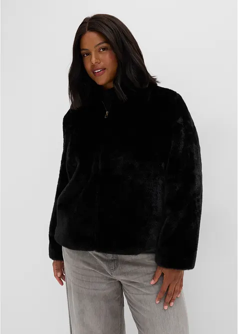 Fellimitat-Jacke, bonprix