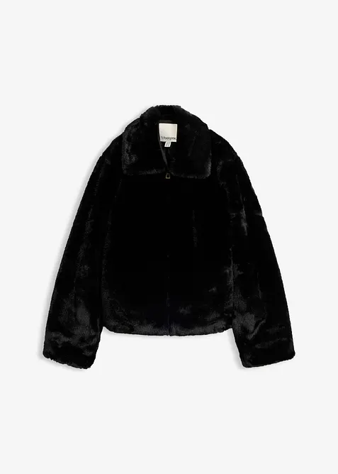 Fellimitat-Jacke, bonprix
