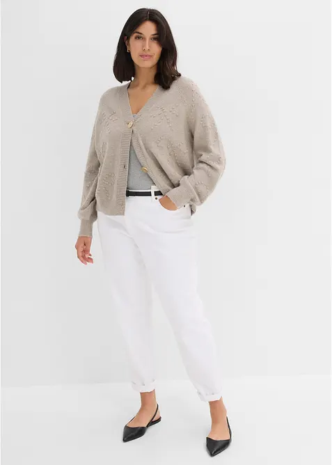 Texturierte Strickjacke, bonprix
