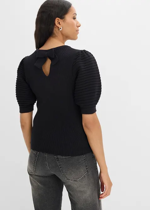 Pull &agrave; manches ballon, bonprix