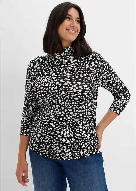 Langarmshirt aus softem Viskose-Mix, bonprix