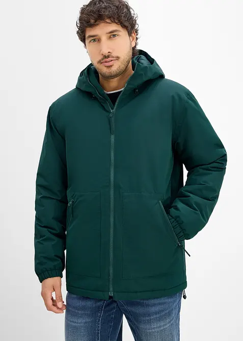 Parka chaude et doubl&eacute;e, d&eacute;perlante, bonprix