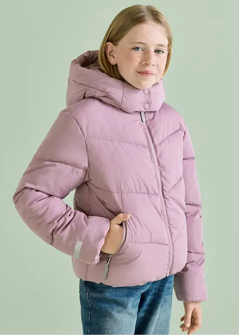 Doudoune &agrave; capuche et doublure chaude, bonprix