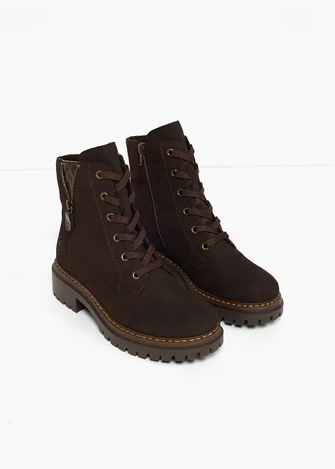 Gef&uuml;tterte Rieker Schn&uuml;r-Boots, Rieker