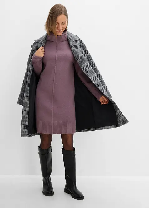 Strickkleid mit Ziernaht, bonprix