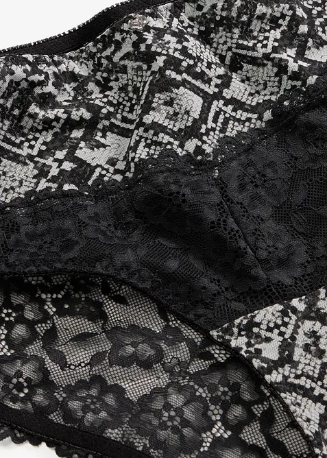 Culotte maxi &agrave; mesh imprim&eacute;, bonprix