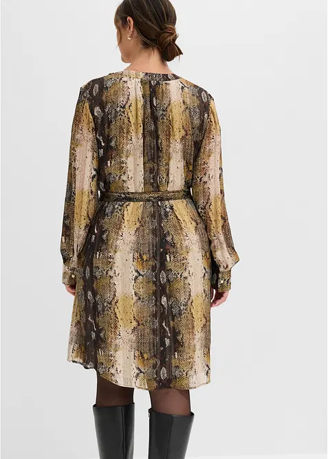 Chiffonkleid mit Glitzerf&auml;den, bonprix