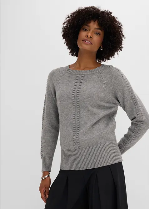 Pull &agrave; manches chauve-souris, bonprix