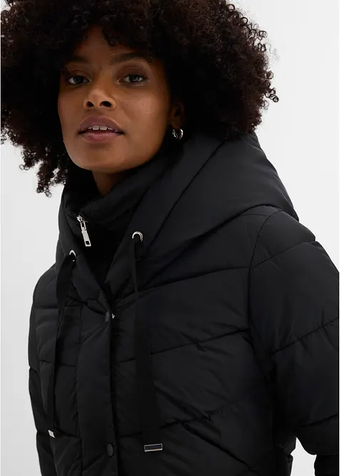 Doudoune longue d&eacute;perlante avec gilet int&eacute;rieur sans manches, bonprix