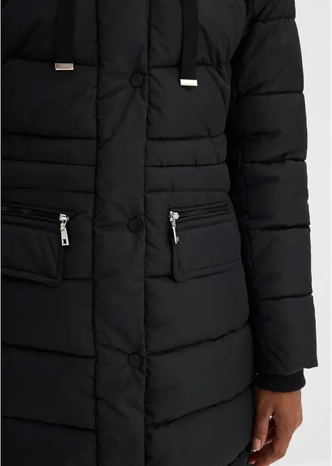 Doudoune longue d&eacute;perlante avec gilet int&eacute;rieur sans manches, bonprix