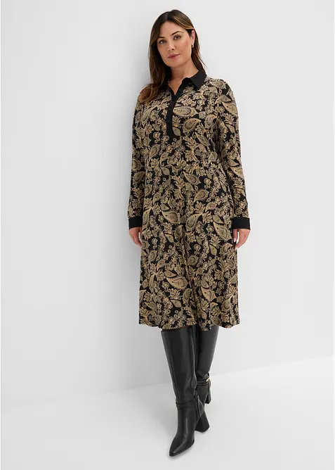 Jerseykleid im Paisley Design, bonprix
