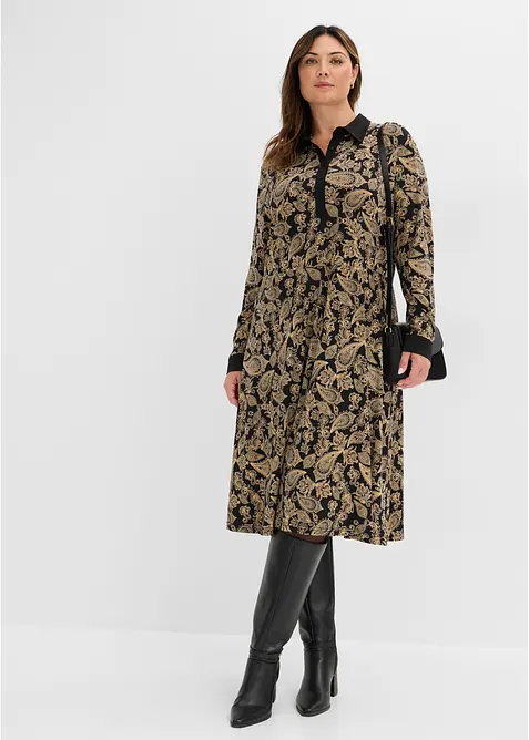 Jerseykleid im Paisley Design, bonprix