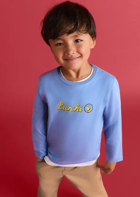 T-shirt manches longues Lurchi en coton doux, Lurchi