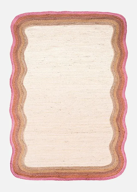 Jute-Teppich in Wellenform, bonprix