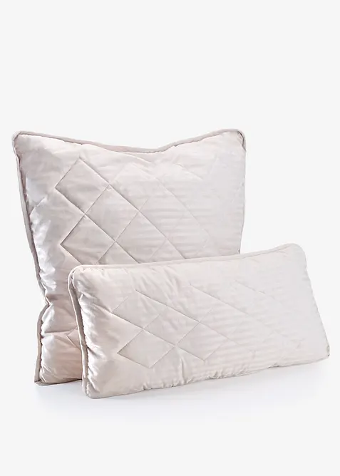 Oreiller avec motif jacquard &agrave; rayures brillantes, bonprix