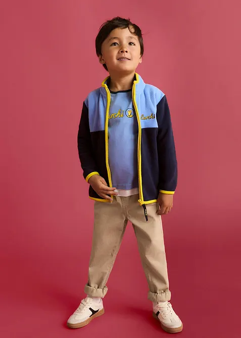 Veste polaire Lurchi &agrave; d&eacute;tails contrastants, Lurchi