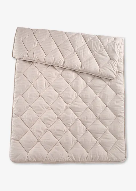Couette motif jacquard &agrave; rayures brillantes, bonprix