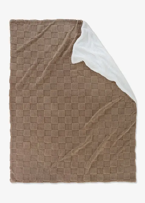 Couverture chaude, effet relief, bonprix