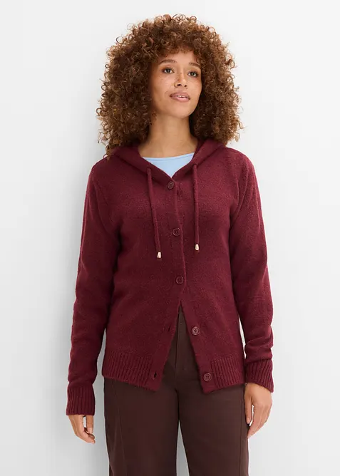 Strickjacke mit Kapuze, bonprix