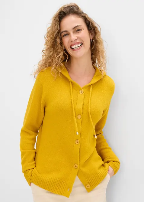 Strickjacke mit Kapuze, bonprix