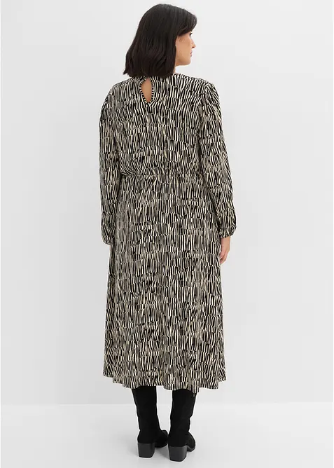 Jerseykleid aus flie&szlig;ender Viskose, bonprix
