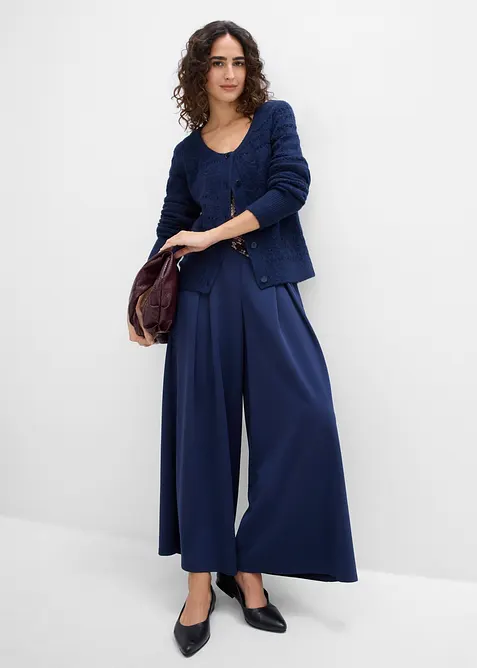 Ajour-Strickjacke, bonprix