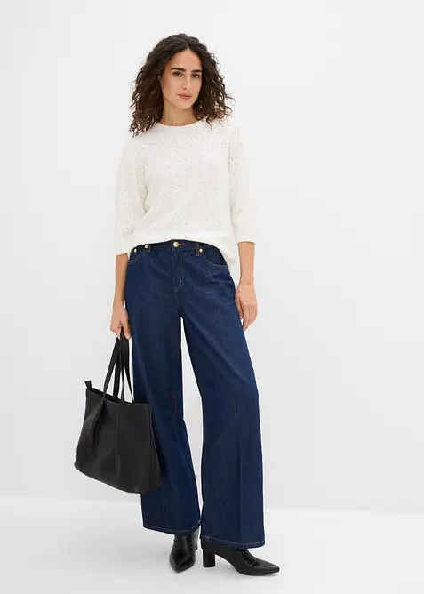 Pull ajour&eacute;, bonprix