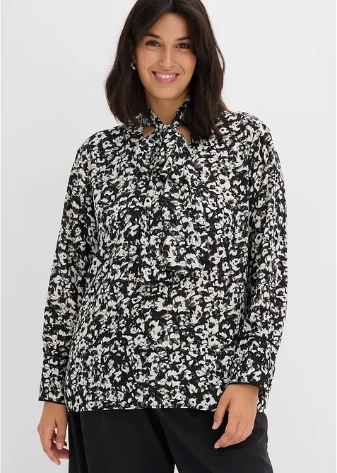 Bluse mit Bindeschal, bonprix