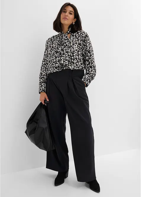 Bluse mit Bindeschal, bonprix